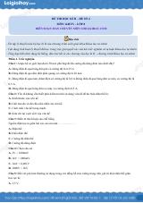 Đề thi học kì 2 KHTN 8 Cánh diều - Đề số 4